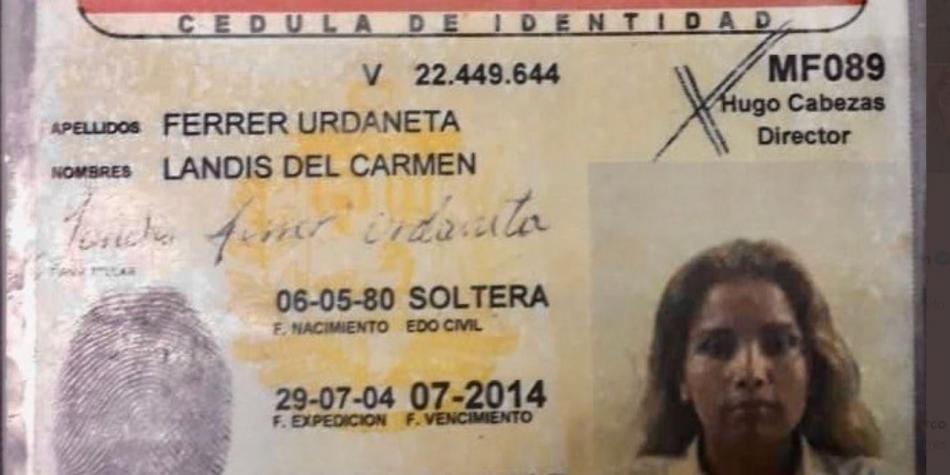 La identidad falsa que usó Aída Merlano para entrar a Venezuela