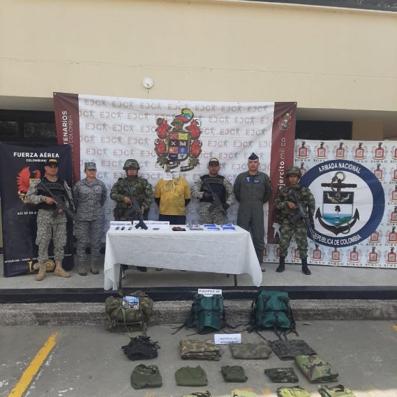 Armada, Ejército y Fuerza Aérea captura a presunto miembro del ELN en Arauca