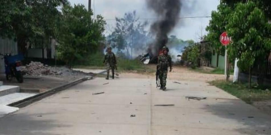 Carro bomba explota en Puerto Rondón, Arauca