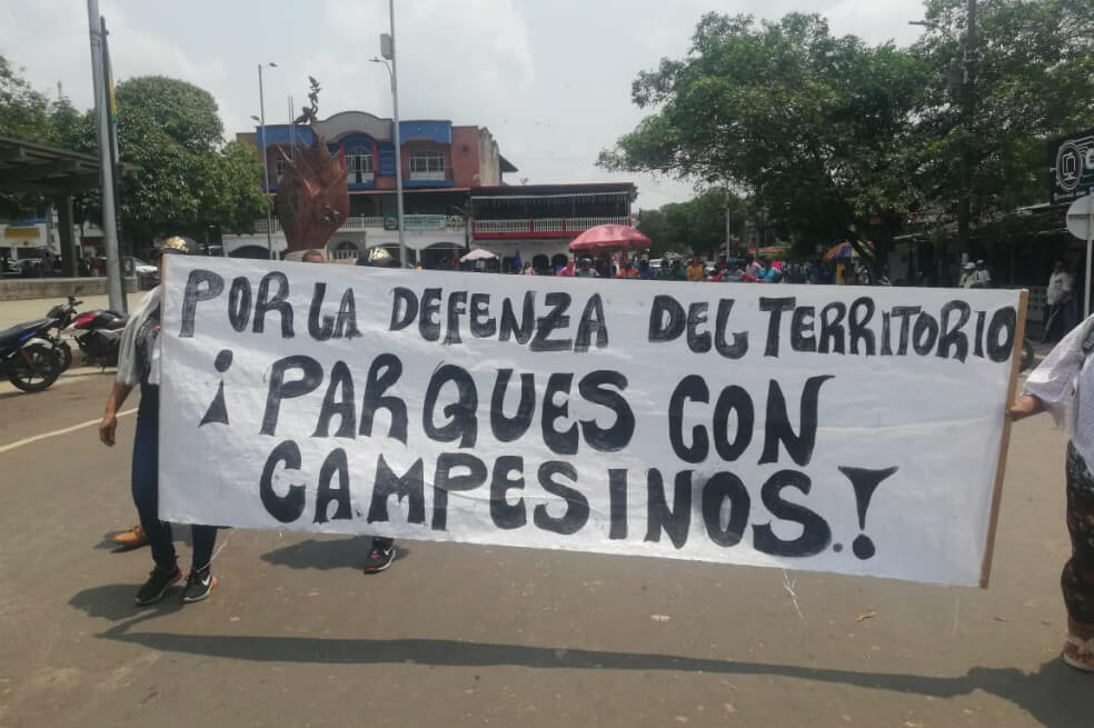 Movilización campesina en La Macarena: negociación o paro