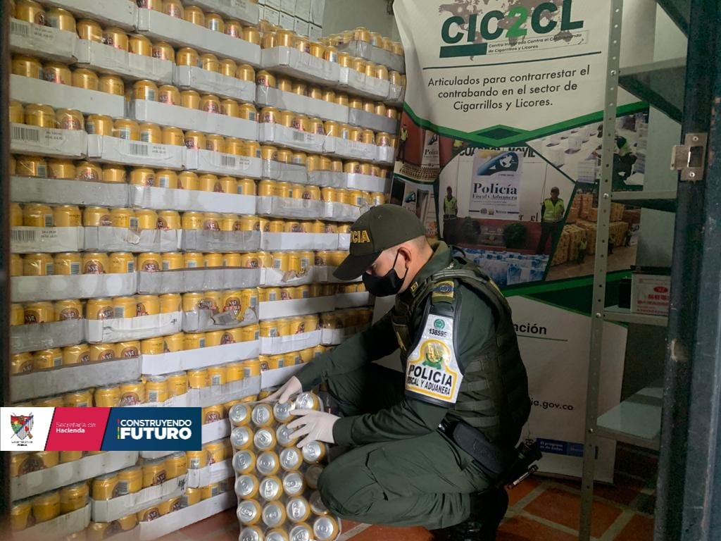Incautadas más de 10 mil botellas de cerveza de contrabando en Arauca