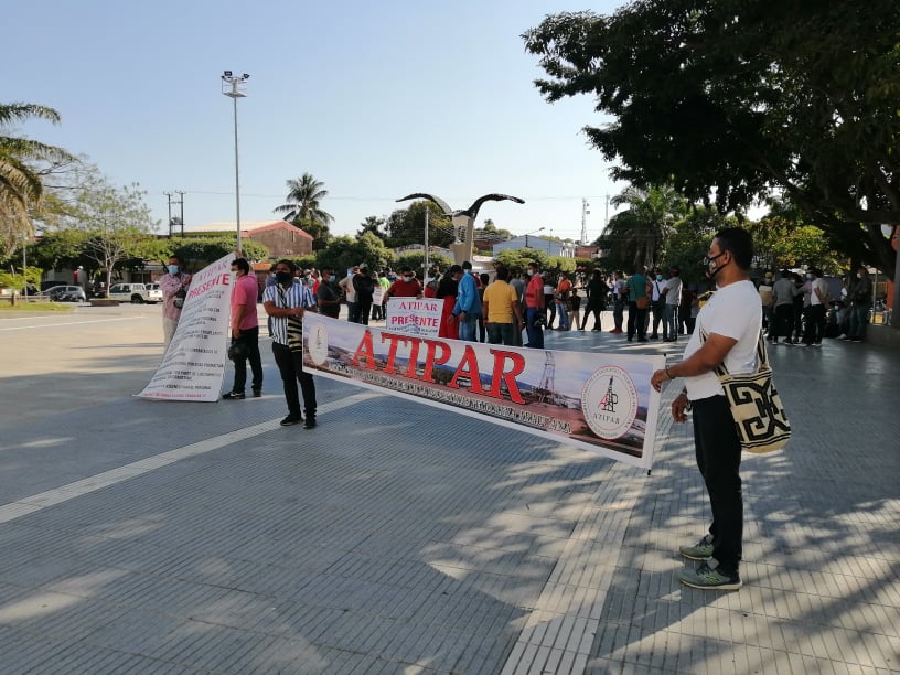 Mediante protesta pacífica ATIPAR pide al alcalde de Arauca que los atienda