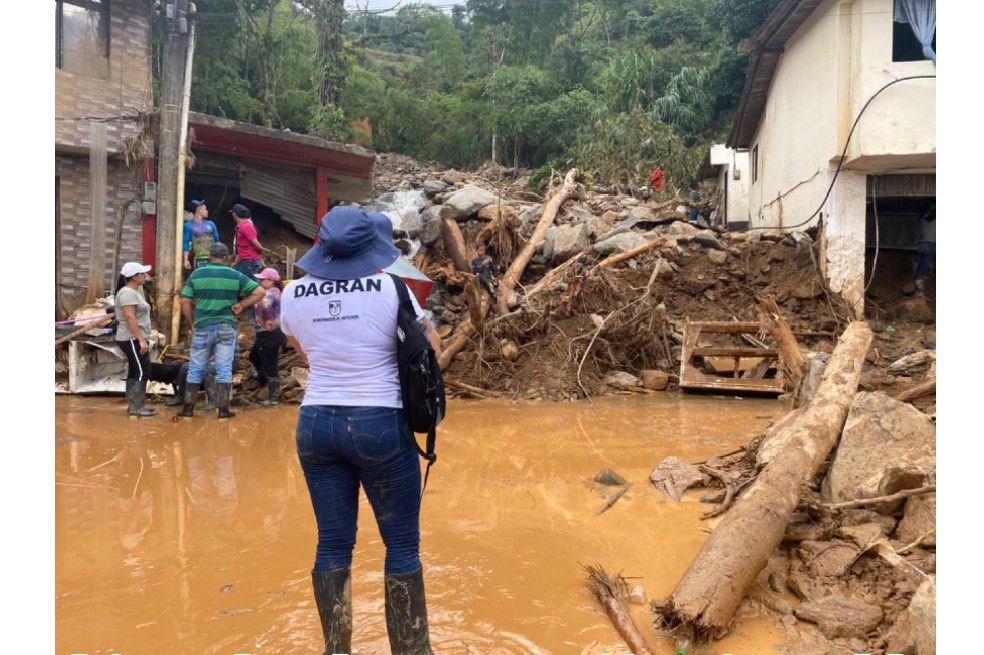Emergencia invernal afecta a cerca de 300 habitantes de Briceño, Antioquia