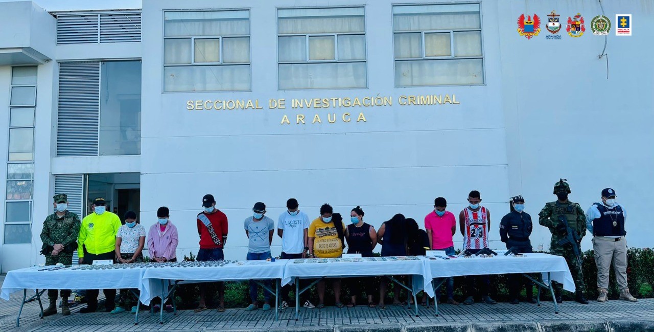 Cárcel para 10 personas que al parecer vendían sustancias alucinógenas en Arauca
