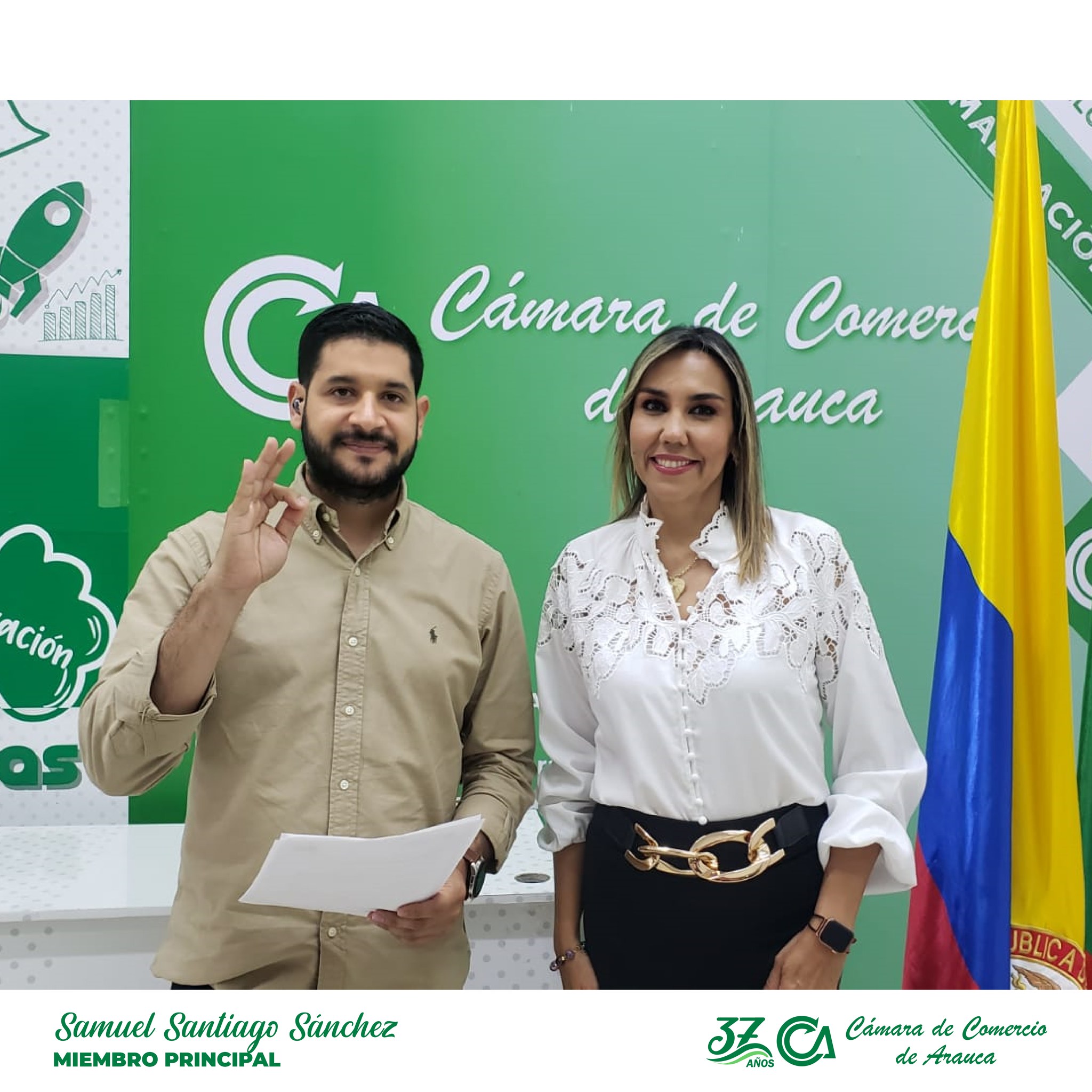Tomaron posesión los Miembros de Junta Directiva y Revisor Fiscal de la  Cámara de Comercio de Arauca para el período 2023-2026.
