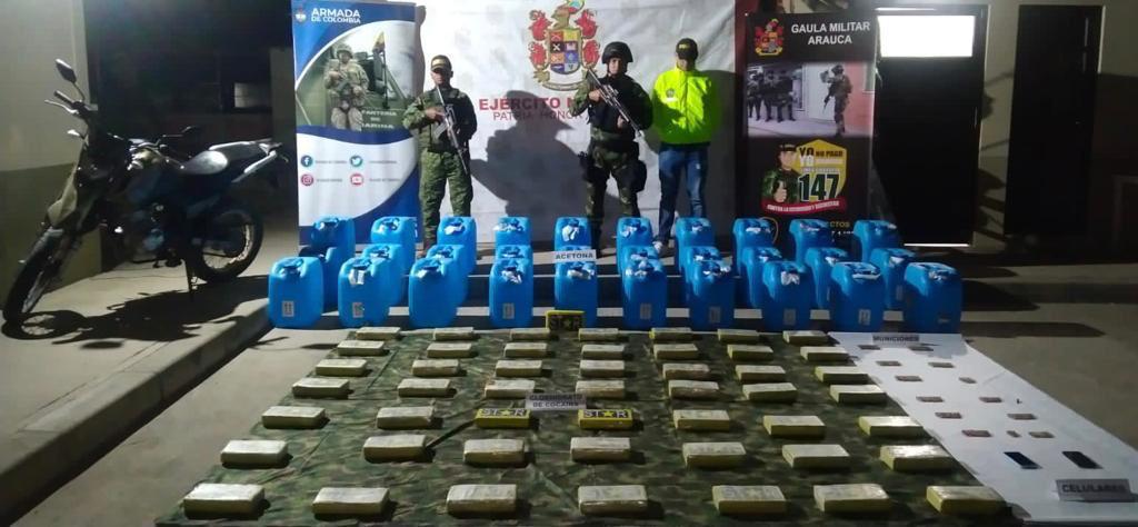 Ejército propina golpe al narcotráfico en Arauca