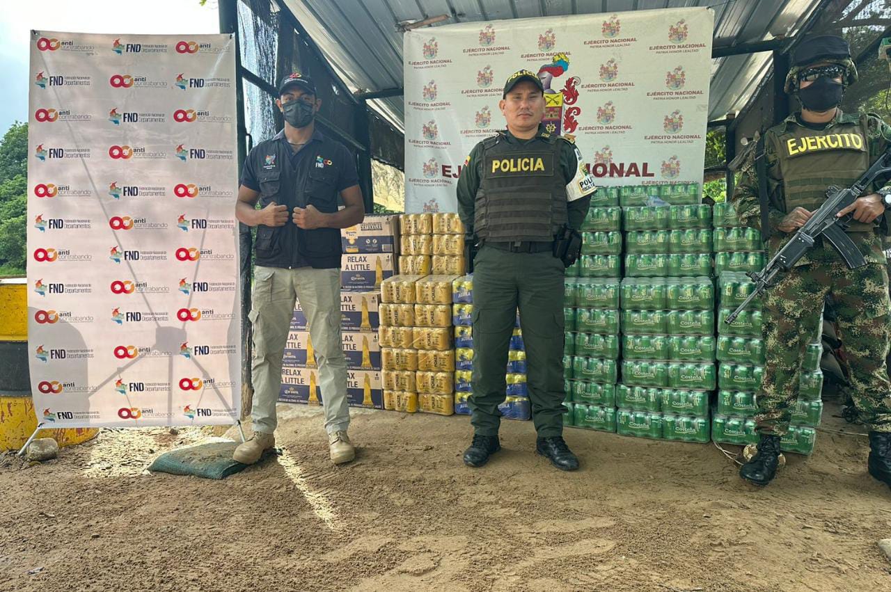 Medicamentos, Unidades de autopartes, calzado y cerveza incauto la POLFA en Arauca