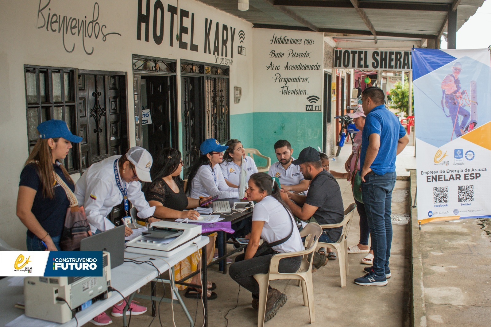 Exitosa jornada de Enelar más cerca de la comunidad en el centro poblado de Panamá