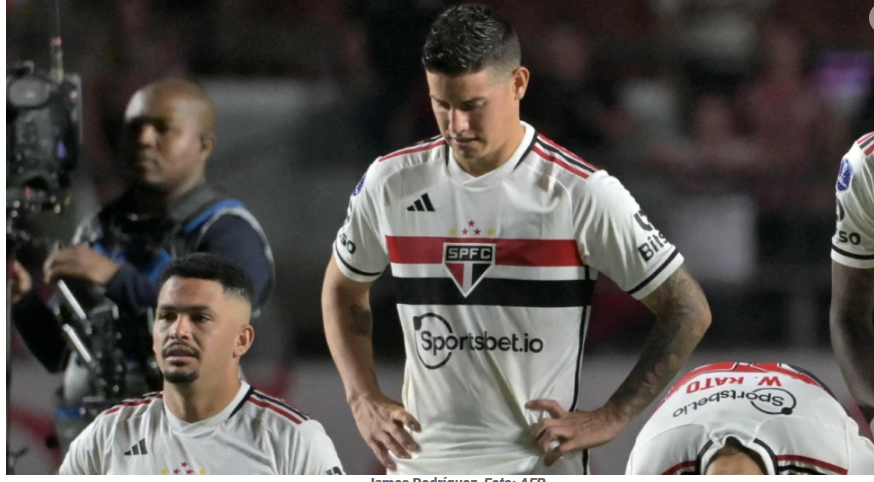 James Rodríguez falló penal con Sao Paulo ante Liga de Quito: eliminado de la Copa Sudamericana