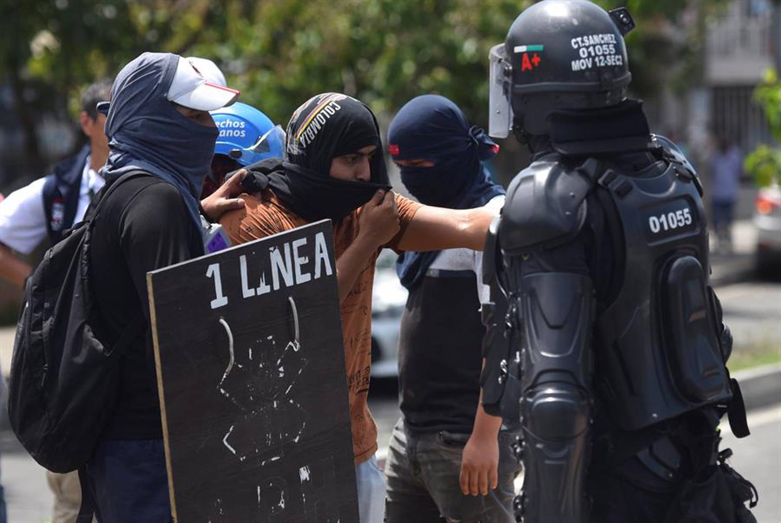 Liberan a cinco presuntos integrantes de la Primera Línea en Bucaramanga