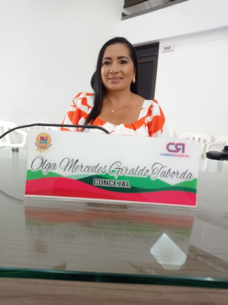 Olga Mercedes Giraldo Taborda se posesionó como concejal de Arauca