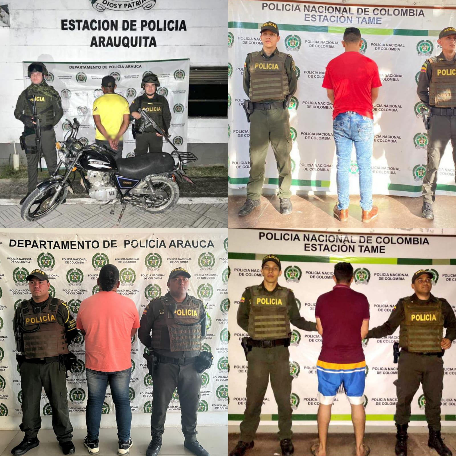 Operativos por parte de la Policía Nacional en el departamento de Arauca siguen arrojando resultados positivos