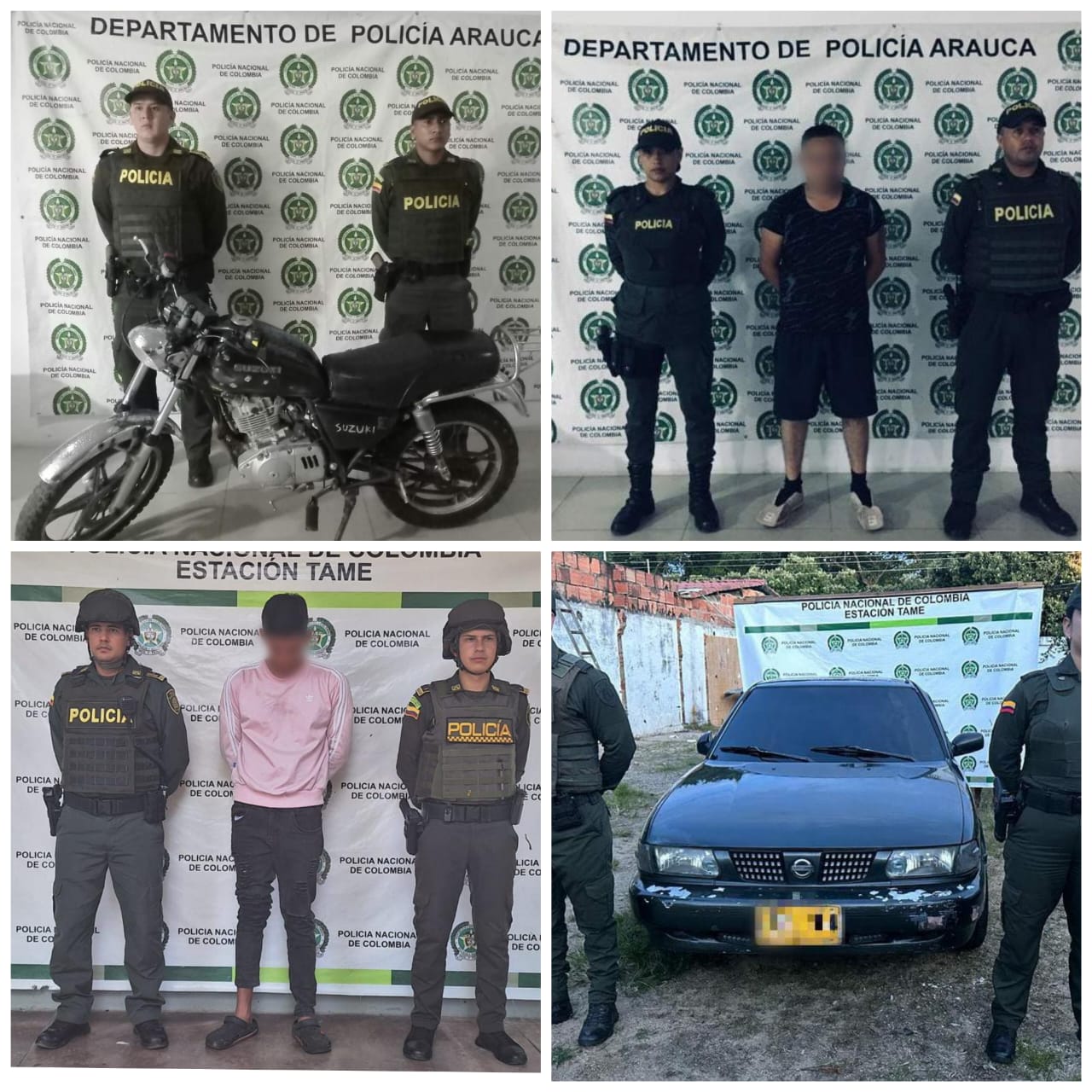 Policía entregó balance de resultados operativos en los últimos días en el departamento de Arauca