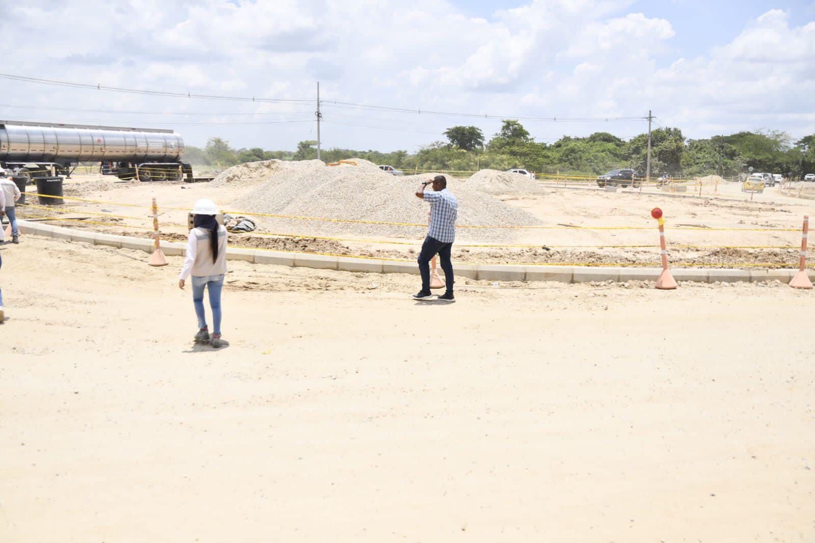 El gobierno departamental  supervisa avances en obras en el municipio de Arauca