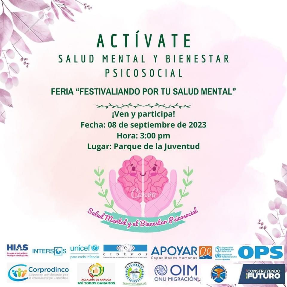 Inicia la Semana de Conmemoración para la Prevención del Suicidio en el departamento de Arauca