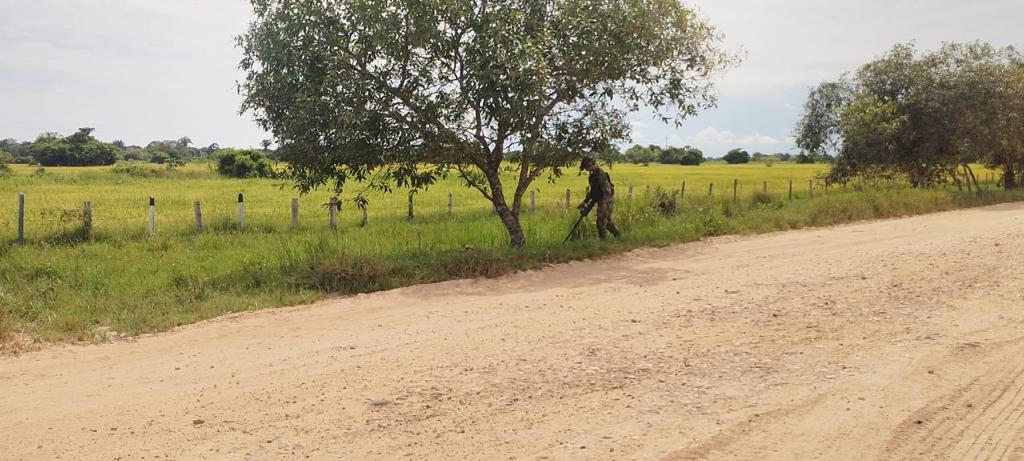 Ejército neutraliza artefacto explosivo ubicado sobre la vía Tame-Puerto Rondón, Arauca