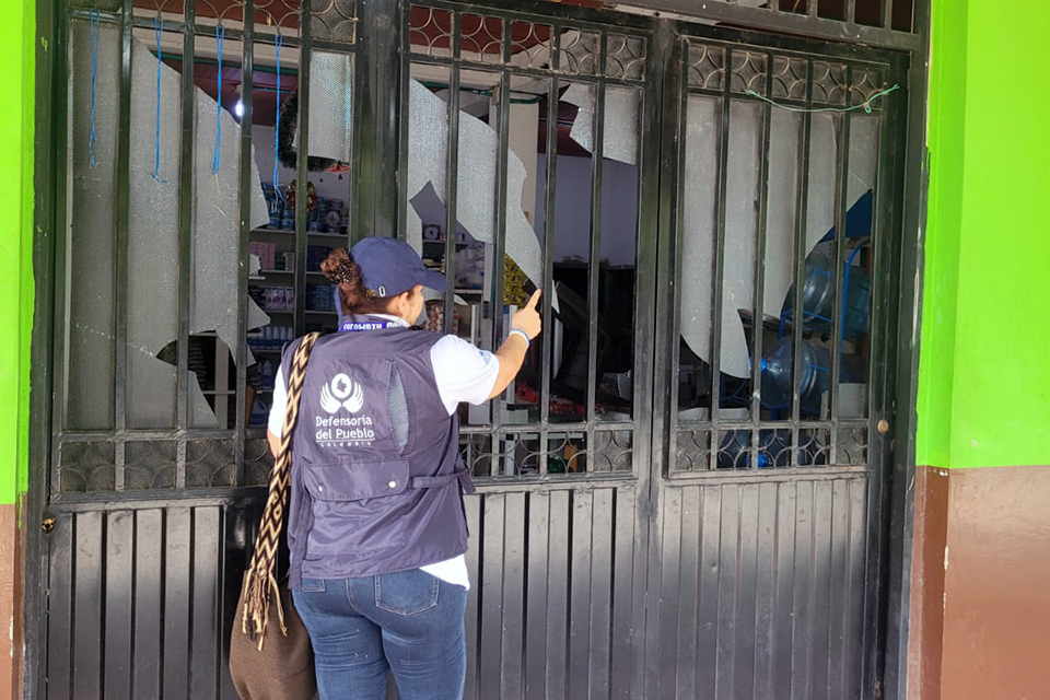 Defensoría del Pueblo verifica derechos humanos tras incursión armada en Tame, Arauca