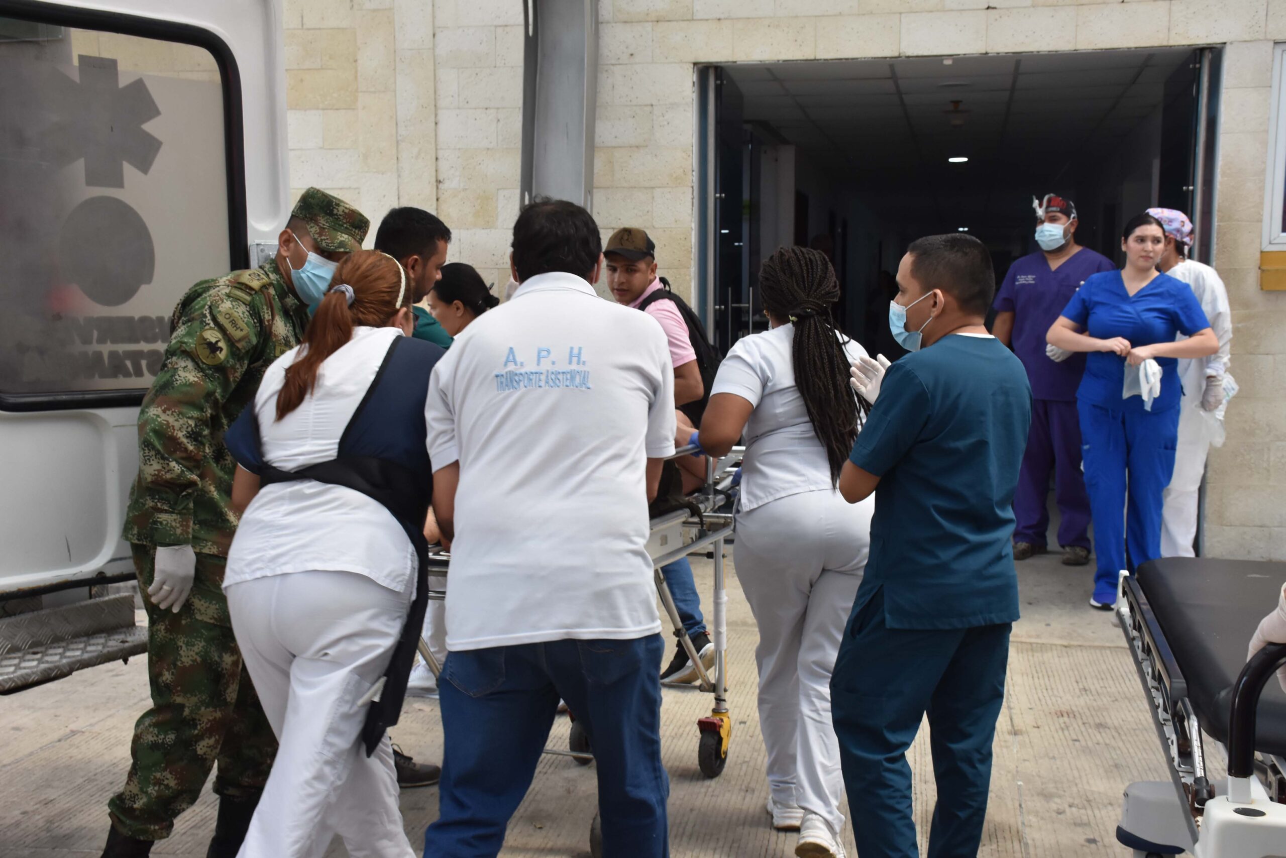 Hospital Militar entregó primer parte médico de los soldados heridos en Arauca