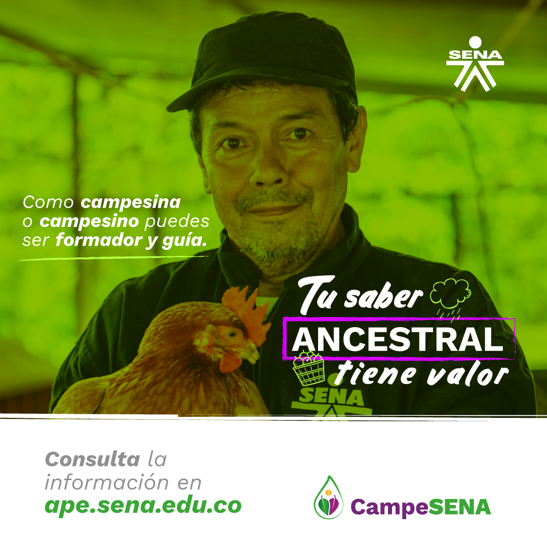 ¡Atención, campesinas y campesinos! Si quieren ser instructores del SENA, ya pueden registrar su hoja de vida ¡Atención, campesinas y campesinos! Si quieren ser instructores del SENA, ya pueden registrar su hoja de vida