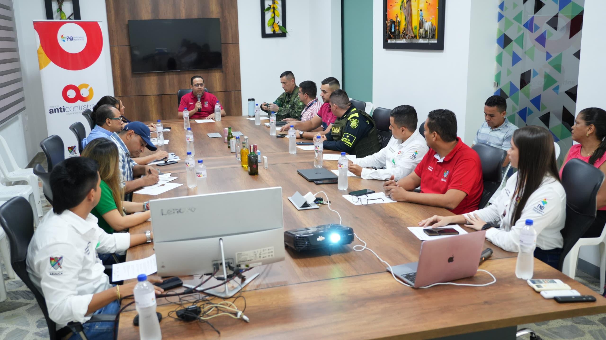 Arauca refuerza la lucha contra el contrabando con enfoque interinstitucional y compromiso político