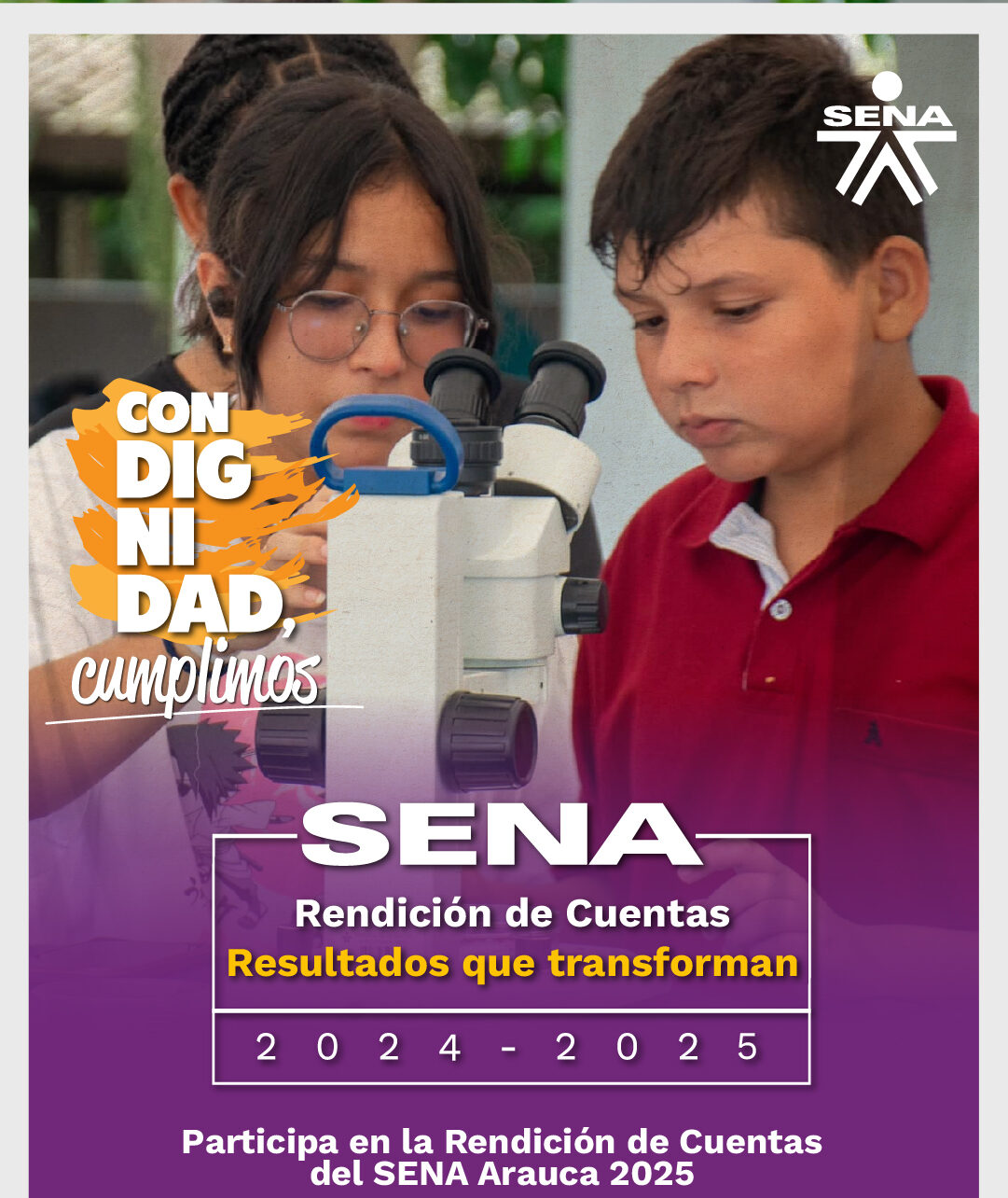 SENA Arauca fortalece la transparencia y el diálogo ciudadano a través de su Audiencia Pública de Rendición de Cuentas SENA Arauca fortalece la transparencia y el diálogo ciudadano a través de su Audiencia Pública de Rendición de Cuentas