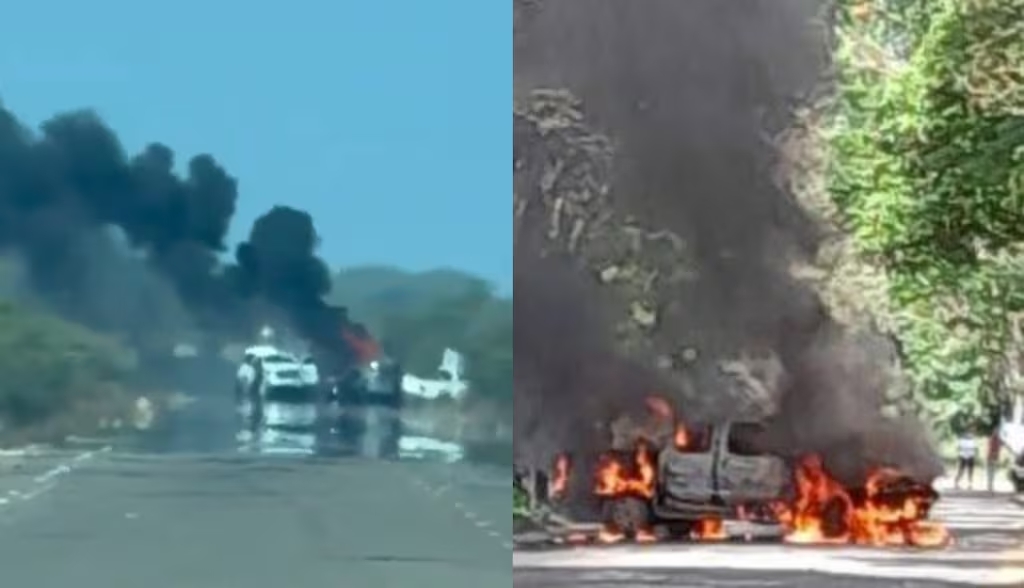 El ELN ataca en La Guajira y Arauca: tractomula quemada y vehículo incinerado en medio del paro armado El ELN ataca en La Guajira y Arauca: tractomula quemada y vehículo incinerado en medio del paro armado