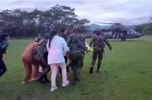 Ejército evacúa y brinda atención a campesino herido por mina antipersonal en Casanare