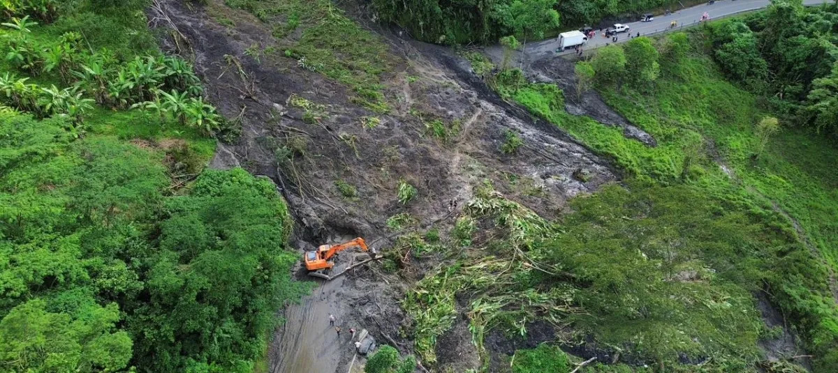 Derrumbe amenaza la conectividad entre el centro del país, Boyacá y los Llanos Orientales