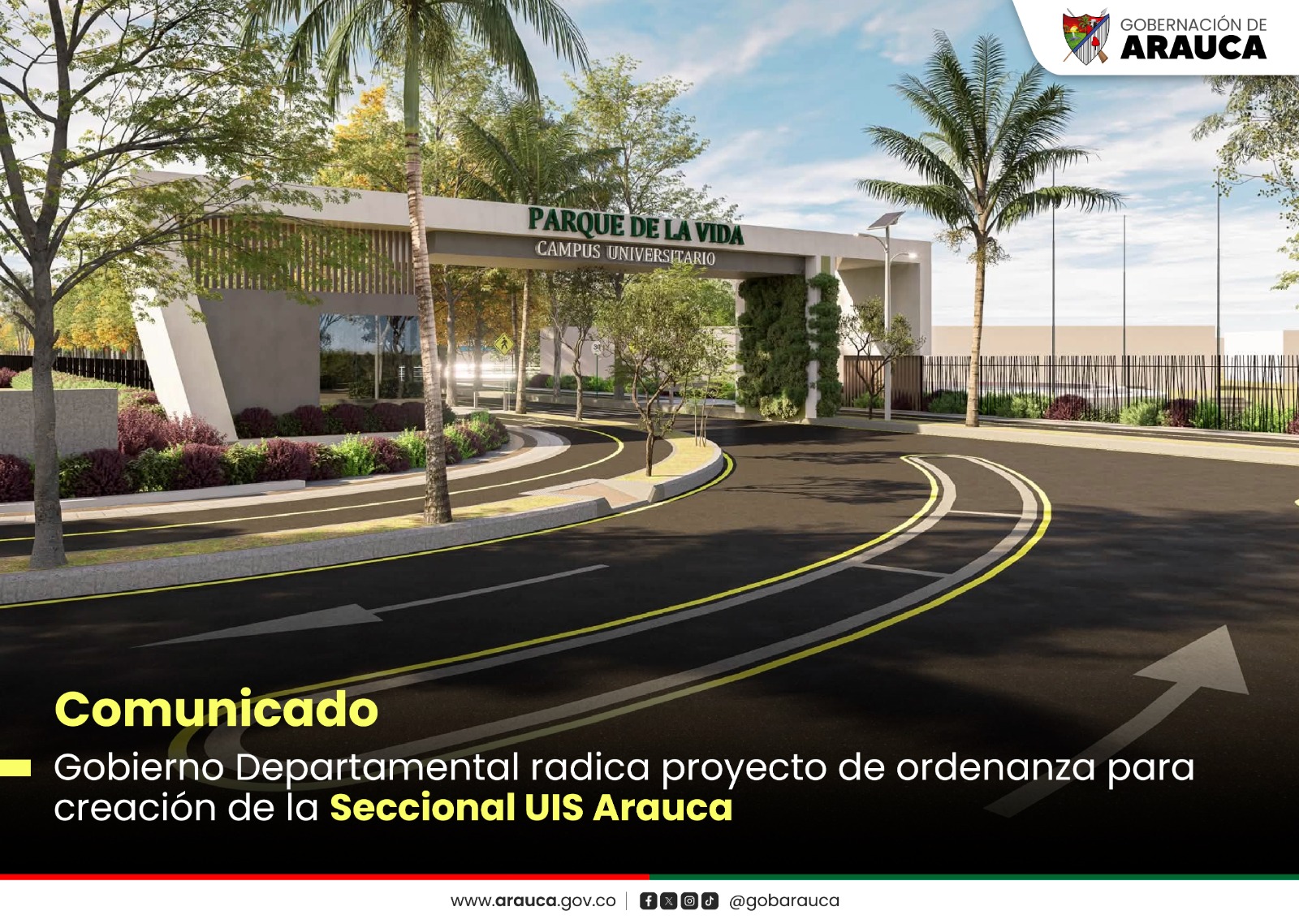 Gobierno Departamental radica proyecto de ordenanza para crear la Seccional Arauca de la UIS